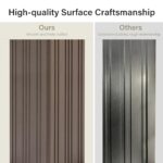 LAUSAINT HOME Outdoor Hardtop Gazebo for Patios 12x16ft, Permanent Heavy Duty Metal Double Roof Pavilion with Aluminum Frame & Enclosed Curtains and Mosquito Nettings for Lawn and Garden, Brown Metal - Image 4