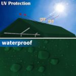 Rutile 10 x 20 FT Carport Replacement Cover, Heavy Duty Car Tarp Canopy Tent Replacement Top w/Ball Bungees Green (Only Top Cover, Frame is not Included) - Image 2