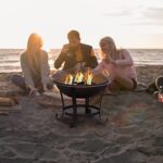 FireBeauty Fire Pit BBQ Grill Pit Bowl with Mesh Spark Screen Cover,Poker - Image 4