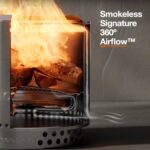 Solo Stove Bonfire with Stand | 19.5" Smokeless Fire Pit, Removable Ash Pan | Portable Stainless Steel Wood Burning Outdoor Fireplace, Ideal for 4–6 People, 21.75 lbs, Gunmetal - Image 2