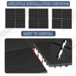 36 sq. ft Plastic Interlocking Deck Tiles, 36 Pack Patio Deck Tiles Waterproof Outdoor Flooring 12" x 12"All Weather Uses for Porch Poolside Balcony Backyard Pathway, Charcoal Gray - Image 7