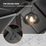 Amopatio 12' X 14' Hardtop Gazebo Permanent Aluminum Gazebos with Galvanized Steel Double Roof for Patio Lawn and Garden,Included Curtains & Mosquito Netting,Grey - Image 7