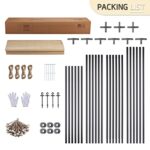 Gardesol Carport, 10' X 20' Heavy Duty Car Canopy with Powder-Coated Steel Frame, Easy to Assemble Portable Garage for Car, Boat, Party Tent with 180g PE Tarp for Wedding, Garden, 6 Legs, Beige - Image 6