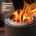 Solo Stove Mesa XL, 7 Inch Tabletop Fire Pit with Stand - Smokeless, Stainless Steel Fire Pit for Camping, Outdoor & Patio- Wood Burning or Pellet Fueled Portable Bonfire, 2.3lbs, Ash - Image 2