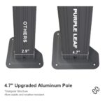 PURPLE LEAF 12' X 16' Hardtop Aluminum Gazebo with Netting and Curtains Heavy Duty Permanent Gazebo with Double Metal Roof for Patio Deck Lawn Garden All Weather Outdoor Pavilion Gazebos, Light Grey - Image 5