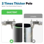 Quictent 10x20 ft Heavy Duty Car Canopy Galvanized Frame Carport Outdoor Party Tent Boat Shelter with 3 Reinforced Steel Cables - White - Image 3