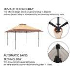Suntime Pop Up Gazebo Polyester Canopy Tent - Image 5