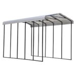 Arrow 14x24x14 DIY RV Carport Kit - Eggshell (CPH142414)