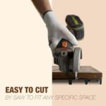 10 pcs Premium Acacia Wood Interlocking Decking Tiles – 12x12x0.9in Weatherproof Patio Flooring Outdoor – Interlocking Deck Tiles for Balcony, Backyar & Poolside, All-Weather Use (Golden Teak Finish) - Image 5