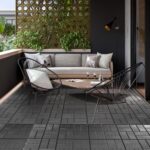 Dyna-Living 60 sq. ft Plastic Interlocking Deck Tiles, 12"x12" Indoor Outdoor Waterproof Patio Flooring All Weather Use Patio Deck Tiles for Balcony, Backyard, Garden & Poolside, 60 Pack,Dark Grey - Image 6
