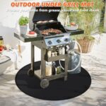 Huchiz 36'' Fire Pit Mat for Solo Stove Bonfire, Double-Sided Fireproof Under Grill Mat Deck Patio Protector Pad, Round BBQ Mat for Solo Stove Accessories, Easy to Clean, Reusable - Image 5