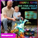 Fire Color Changing Packets [12Pack]，Color Fire Packets for Outdoor Campfires, Fire Pits, Fireplaces, Colorful Flames, Long Burn Time, Safe, Magic for Child - Image 2