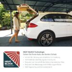 Palram - Canopia Sydney 19 Ft. x 19 Ft. Wave Double Wing Style Carport Aluminum Metal Frame and Polycarbonate Panels Car Port for Outdoor Driveway Car, Truck, RV, Trailer, Boat Storage (Black & Gray) - Image 9