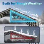 Quictent 12x20 ft Heavy Duty Metal Carport for Vehicle Storage Snowproof & Windproof Steel Car Shelter - Image 2
