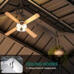 YITAHOME 10X12FT Hard Top Metal Gazebo Patios Double Roof Canopy Aluminum Frame Garden Gzebo Tent Curtains Netting for Patios Backyards Decks Lawns Brown - Image 3