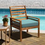 VICTORY RELAX Acacia Wood Decking Tiles 9PCS - Easy Snap Interlocking Deck Tiles for Patio Poolside Balcony Decor - All Weather Waterproof Flooring for Indoor & Outdoor (Round Joints) - Image 8