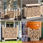 Mr IRONSTONE Firewood Rack Outdoor Indoor, Firewood Rack Brackets Kit Adjustable to Any Length, Heavy Duty Fire Wood Storage Racks with 34 Accessories, Fireplace Wood Holder For Patio Deck - Image 6