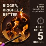 Radiate XL 8" Portable Campfire As Seen On Shark Tank - Up to 2 Hours of Burn Time - Reusable Travel Fire Pit for Camping, Patios & Beach Days - Portable Fire Pit - Made in USA - Image 2