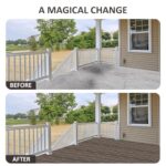 27 PCS 12x12 Interlocking Deck Tiles - All-Weather Waterproof Outdoor Pavers for Pool Decks, Balconies, Backyards & Porches, Chocolate - Image 4