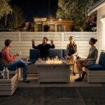 Wallowsun Rattan Fire Pit Table,40.5-inch Rectangle Grey Outdoor Companion,60000 BTU Auto-Ignition w Glass Wind Guard,Internal 20lb Propane Tank, Dust Cover (Grey, Rattan) - Image 7