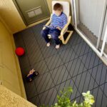 36 Pack Plastic Interlocking Deck Tiles, 36 sq.ft 12” x 12” Patio Deck Tiles Waterproof Outdoor Indoor All Weather Use, Patio Floor Decking Tiles for Pool Balcony Backyard Pathway Porch, Dark Grey - Image 4