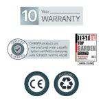 Palram - Canopia Arcadia Apline 12' x 35' Carport, Heavy Duty 10' Clearance Metal Car Port, Weather-Protected Aluminum Frame, Polycarbonate Roof DIY Car, Truck, RV Storage, 10-Year Warranty, Gray - Image 12