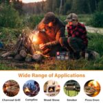 HGD Fire Starter, Natural Fire Starters for BBQ, Campfire, Fireplace, Charcoal, Wood Stove, Chimney, Fire Pit, Grill, Smoker, Indoor Outdoor Use - Image 5