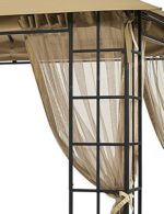 Apex Garden 10 ft. x 12 ft. Melody Gazebo with Mosquito Net - Image 5