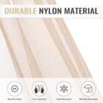 COWVIE Gazebo Replacement Netting Screen, 10' x 12' Universal Gazebo 4-Panel Mosquito Sidewalls with Double Zippers for Outdoor Patio (Only Netting) - Image 9