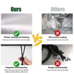 LBTING Fire Pit Cover, 48 inch Cover for 45-48 inch Round Firepit, Waterproof Windproof Dustproof UV-Resistant Heavy Duty Cover for Outdoor Patio Firepit Table - Black - Image 5