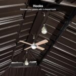 PURPLE LEAF Hardtop Gazebo 12' X 16' Metal Roof with Netting and Curtains Backyard Deck Garden Porch Patio Pavilion Permanent Aluminum Outdoor Metal Canopy - Image 8