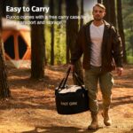 EAST OAK Fuoco Smokeless Fire Pit 21'' for Patio and Outdoor, Stainless Steel Firepit Wood Burning Fireplace with Carrying Bag, Portable Outdoor Fire Pit with Stand & Removable Ash Pan for Outside - Image 5