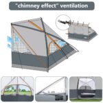 UNP Camping Cube | Pop Up Canopy Side Tent for 10' x 10' Canopies Tent Easy Set Up Gazebo Gray (Canopy/SHELTER NOT Included) - Image 4