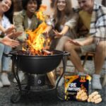 Hosoote 70 pcs Fire Starter - Natural Fire Starters for Fireplace, Pellet Stove & Wood, Campfires, BBQ, Pizza Oven, Fire Pit, Smoker - Fire Starters for Grill, Charcoal Fire Starter for Grill - Image 7
