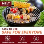 Melt Candle Company Fire Starter Squares, 160 Pieces - Fire Starters Kit for Campfires, Grill, Outdoor Fire Pit, Fireplace, BBQ - Water Resistant & Odorless - Camping Accessories - Image 4