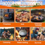 E500 Fire Starter - Natural Fire Starters for Fireplace, Campfires, Chimney, BBQ, Fire Pit & Wood Fireplace - 60 Pack Odorless Pine Firestarter, Charcoal Starter for Grill - Image 6