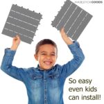 Interlocking Deck Tiles Pack - Snap Together Plastic Flooring | 12 x 12 Plastic Outdoor Floor Tiles for Patio & Balcony - Image 5