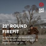 GasOne 23 in Outdoor– Wood Burning Fire Pit – Durable Alloy Steel Fire Pits for Outside – Small Fire Pit for Backyard, Porch, Deck, Camping, BBQ - Image 2