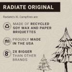 Radiate XL 8" Portable Campfire As Seen On Shark Tank - Up to 2 Hours of Burn Time - Reusable Travel Fire Pit for Camping, Patios & Beach Days - Portable Fire Pit - Made in USA - Image 6
