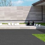 SHPAI Plastic Interlocking Deck Tiles, 36 Pack, 12"x12" Patio Decking Tiles Not-Slip All Weather Use, PVC Waterproof Outdoor Flooring Pavers for Backyard, Poolside, Porch, Balcony, Dark Grey - Image 9