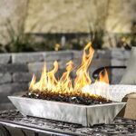 Onlyfire 10 pounds Fire Glass for Propane Fire Pit and Gas Fireplace, 1/2 Inch Reflective Firepit Glass Rocks for Fire Pit Table and Fire Bowl, High Luster Onyx Black - Image 3