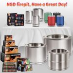 HGD (6 Pack) Magic Campfire Fire Color Changing Packets for Fire Pit, Indoor/Outdoor Fireplace, Bonfire - Rainbow Magical Flame, Camping Accessory, Compatible with Wood - Image 9