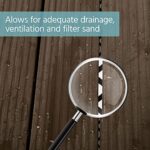 Yaheetech 27PCS Wooden Flooring Patio Deck Tiles Interlocking Tiles Patio Solid Wood and Plastic Indoor&Outdoor 12 x 12in Dark Brown - Image 6