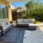 36 sq. ft Plastic Interlocking Deck Tiles, 36 Pack Patio Deck Tiles Waterproof Outdoor Flooring 12" x 12"All Weather Uses for Porch Poolside Balcony Backyard Pathway, Charcoal Gray - Image 5