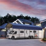 Car Tent Garage Metal Carport 14 x 30 FT, Galvanized Steel Roof and All-Metal Frame, Car Ports Kits for Outdoor - Image 2