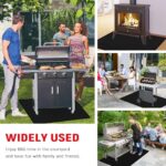 rumlick 48 x 30 inch Under Grill Mats for Outdoor Grill, Double-Sided Fireproof, Oil and Waterproof Protective Mat for Grass and Deck, Outerdoor BBQ Fire Pit Fireplace Mat - Image 7