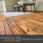 Majestick Goods Interlocking Long Deck Tiles - 24x12 Acacia Hardwood Outdoor Flooring for Patio, Balcony & Walkway - Easy Snap Together Wood Floor Panels, 2 Pack (12pcs) Covers 24 Sq Ft - Image 2