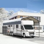 Car Tent Garage Metal Carport 14 x 30 FT, Galvanized Steel Roof and All-Metal Frame, Car Ports Kits for Outdoor - Image 3