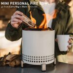Solo Stove Mesa XL, 7 Inch Tabletop Fire Pit with Stand - Smokeless, Stainless Steel Fire Pit for Camping, Outdoor & Patio- Wood Burning or Pellet Fueled Portable Bonfire, 2.3lbs, Ash - Image 8
