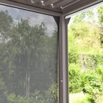 MARURY Outdoor Pergola, Leisure House Gazebo Sheds, Waterproof Louver Roof System Garden Aluminium Pergola Gazebo Canopy, for Backyard, Patio, Garden - Image 7